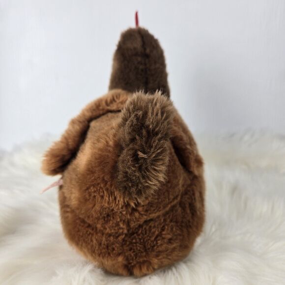 Teddy Hermann Brown Chicken Hen Plush Stuffed Animal 12" - Picture 7 of 11